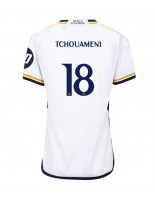 Real Madrid Aurelien Tchouameni #18 Kotipaita Naisten 2023-24 Lyhythihainen